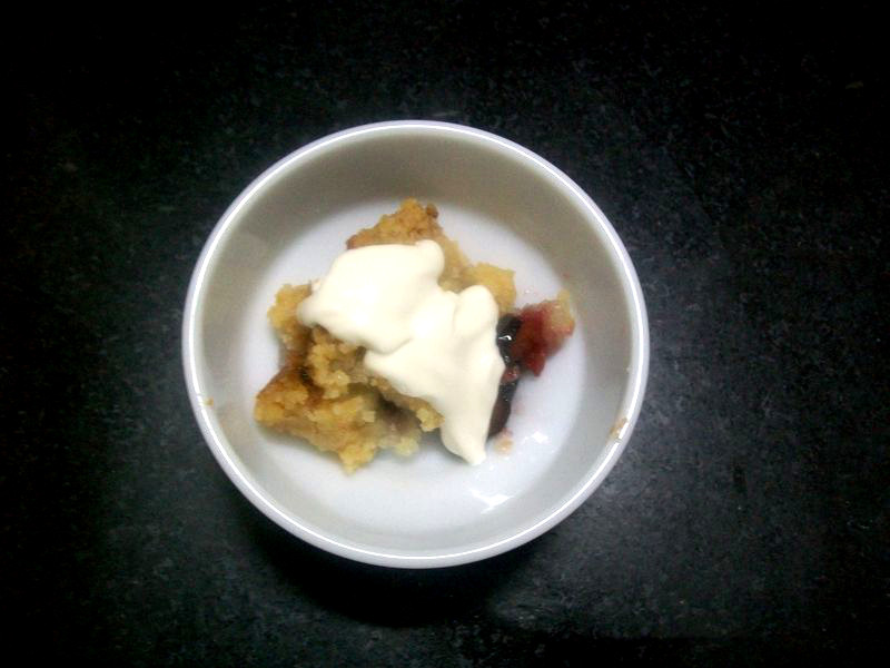 Plum and Ginger Crumble Recipe